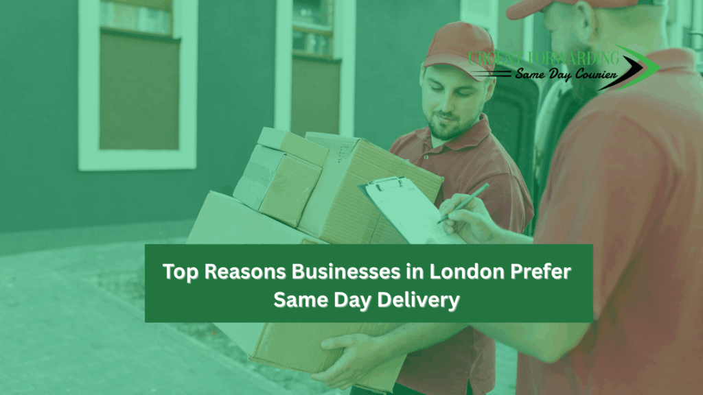 Top Reasons Businesses in London Prefer Same Day Delivery