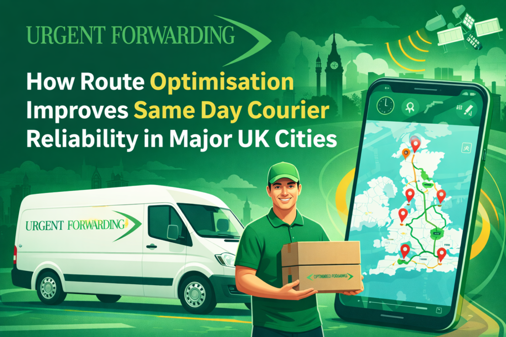 How Route Optimisation Improves Same Day Courier Reliability in Major UK Cities
