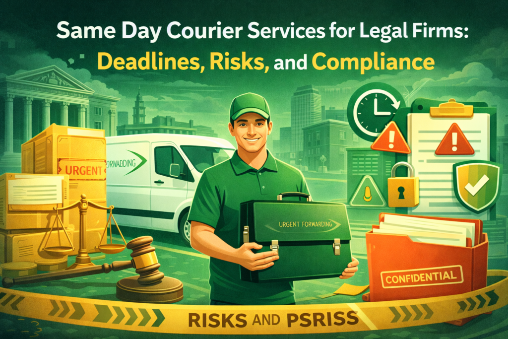 Same Day Courier Services for Legal Firms: Deadlines, Risks, and Compliance
